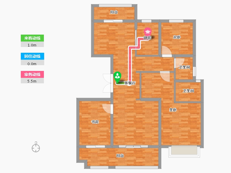 河南省-商丘市-中堂-113.01-户型库-动静线