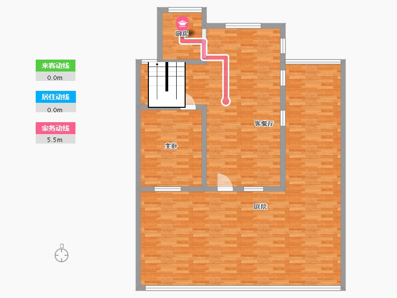 河北省-张家口市-下花园阿尔卡迪亚-121.24-户型库-动静线