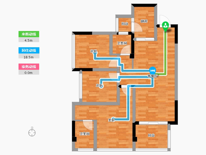 四川省-成都市-空港陆号-75.12-户型库-动静线