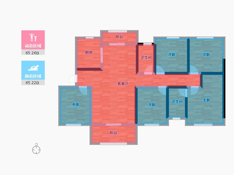 广西壮族自治区-玉林市-永顺学府-114.50-户型库-动静分区