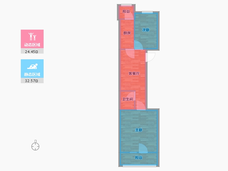 北京-北京市-安宁里-50.48-户型库-动静分区