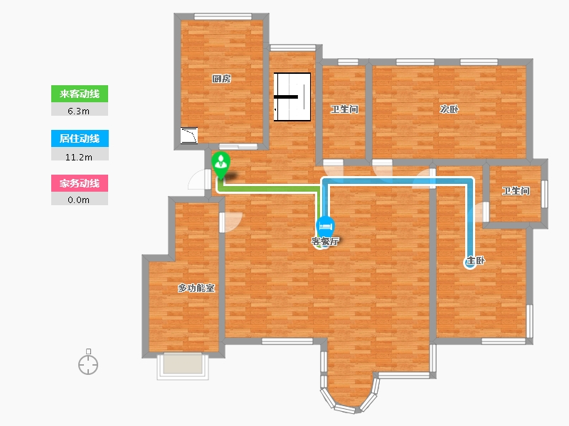 浙江省-绍兴市-新新-152.47-户型库-动静线