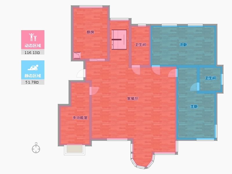 浙江省-绍兴市-新新-152.47-户型库-动静分区