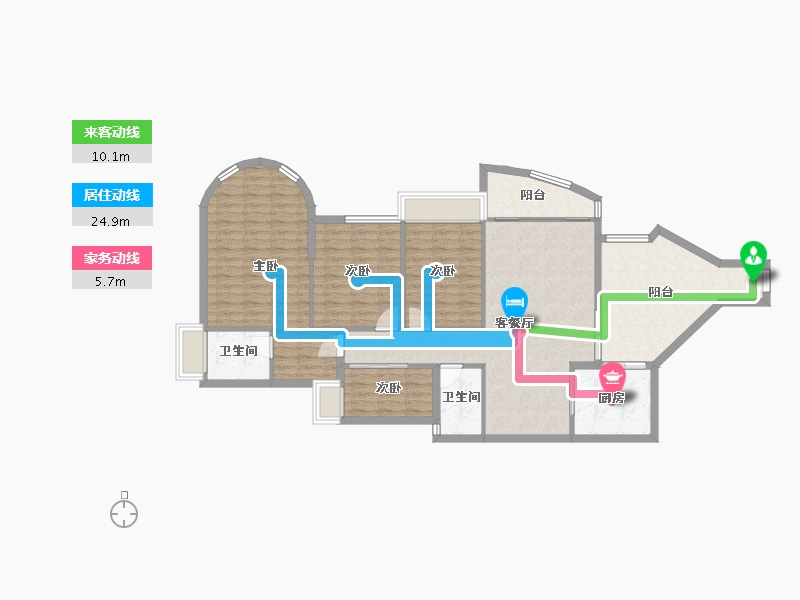 广东省-广州市-历德雅舍-118.83-户型库-动静线