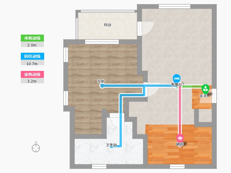 Florida-Pasco-Trinity Club Apartments-58.00-户型库-动静线