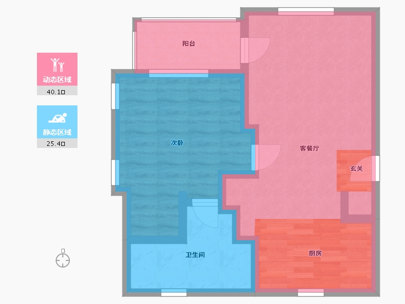 Florida-Pasco-Trinity Club Apartments-58.00-户型库-动静分区