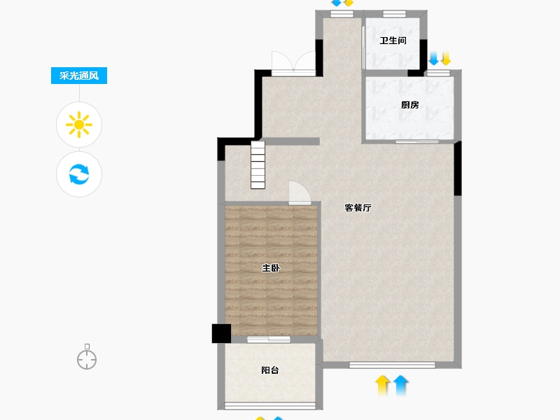 江苏省-苏州市-天房美瑜兰庭-90.00-户型库-采光通风