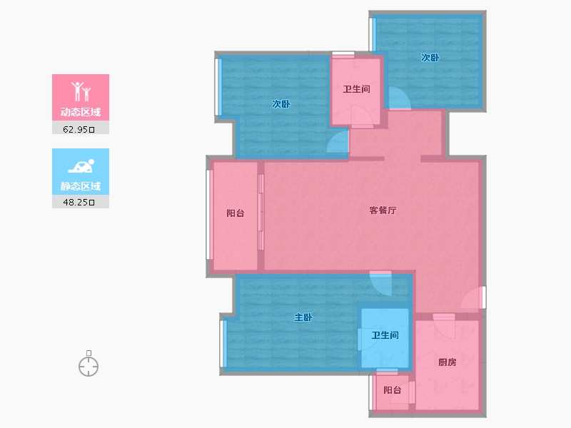 贵州省-遵义市-新浦家居-99.04-户型库-动静分区