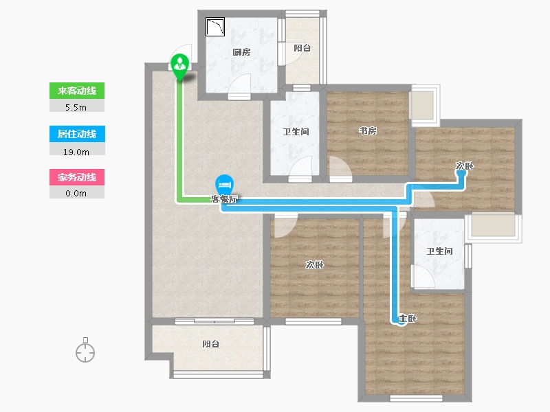 四川省-成都市-保利天汇-102.15-户型库-动静线