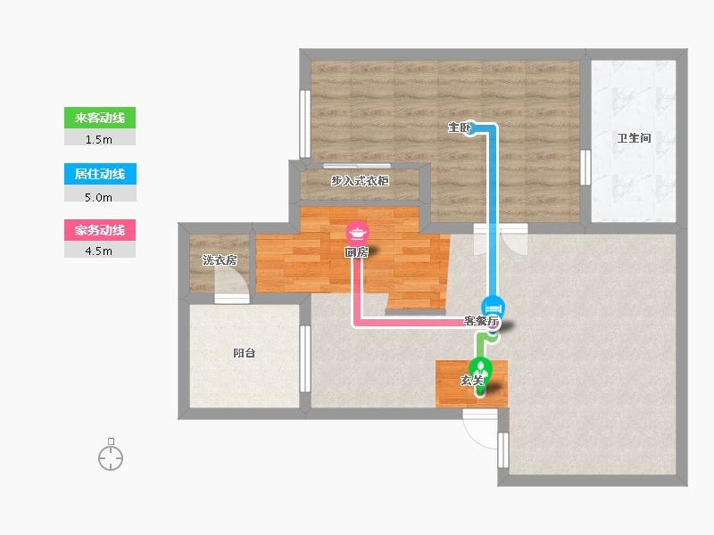 California-San Diego-Eucalyptus Grove Apartments-75.84-户型库-动静线