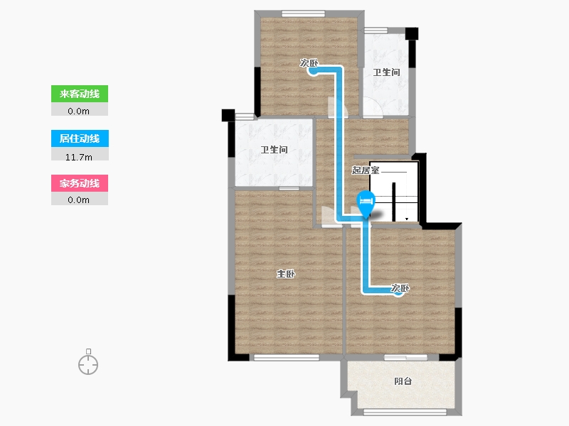 福建省-福州市-世茂云樽-96.30-户型库-动静线