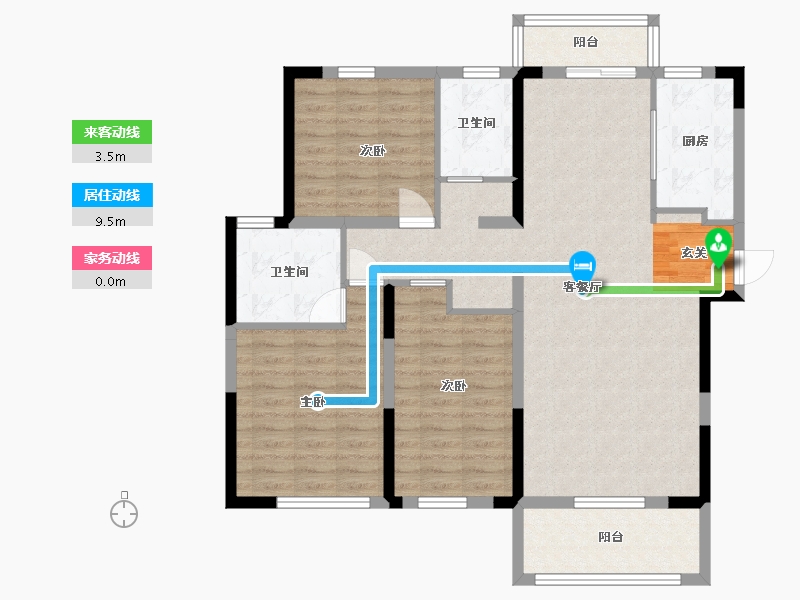 湖北省-武汉市-正商书香华府-103.77-户型库-动静线