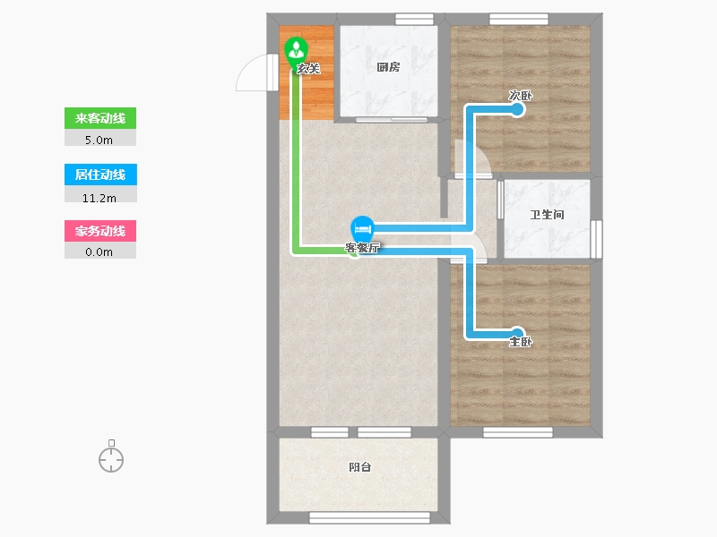 河北省-沧州市-花语馨苑-58.46-户型库-动静线