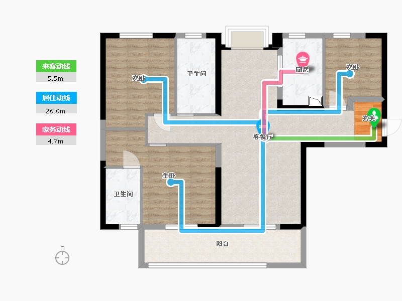 湖北省-武汉市-融创一江源-100.01-户型库-动静线