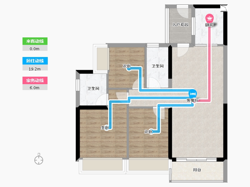 广东省-韶关市-乐昌碧桂园-79.02-户型库-动静线