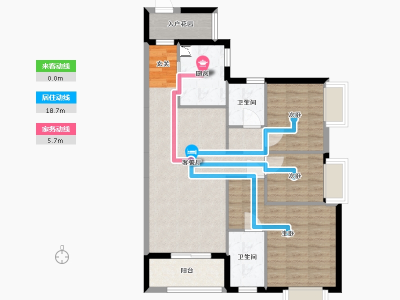 广东省-广州市-时代南湾（佛山）-75.96-户型库-动静线