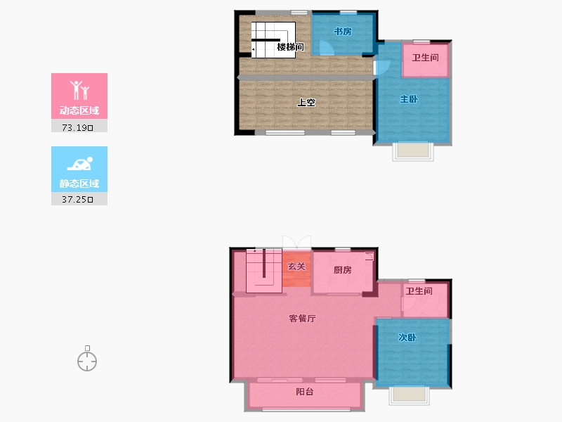 福建省-福州市-永鸿名城-133.38-户型库-动静分区