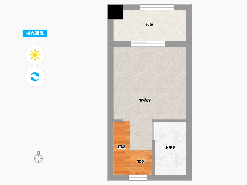 重庆-重庆市-太子・金海湾-22.50-户型库-采光通风