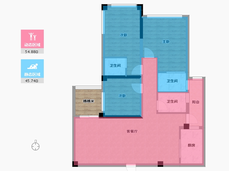 广东省-梅州市-福兴安置区-94.18-户型库-动静分区