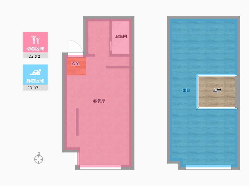 浙江省-宁波市-星悦中心-44.15-户型库-动静分区