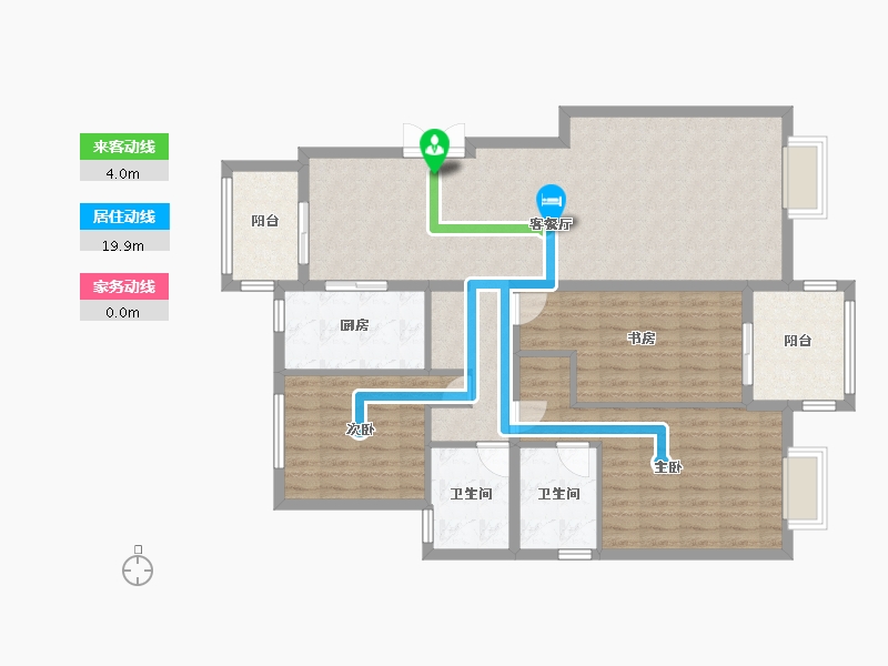 天津-天津市-首创天阅海河-116.30-户型库-动静线