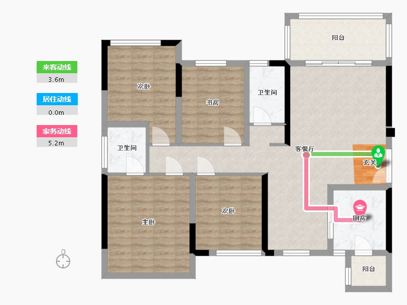 四川省-成都市-天府金融港-111.86-户型库-动静线