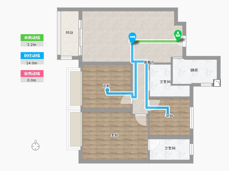 山西省-运城市-五洲芳华-80.59-户型库-动静线