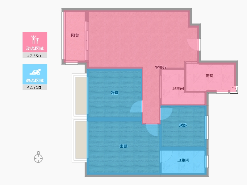 山西省-运城市-五洲芳华-80.59-户型库-动静分区