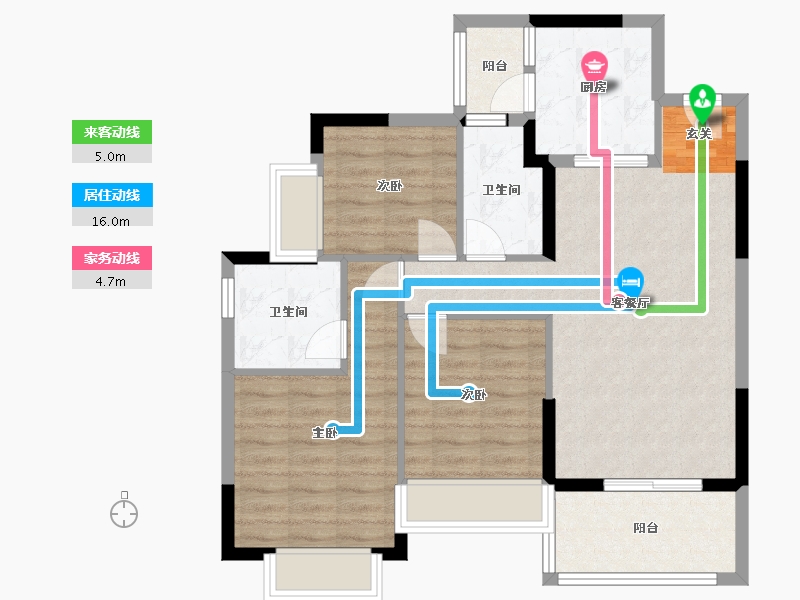 四川省-成都市-恒大牧云天峰-83.26-户型库-动静线