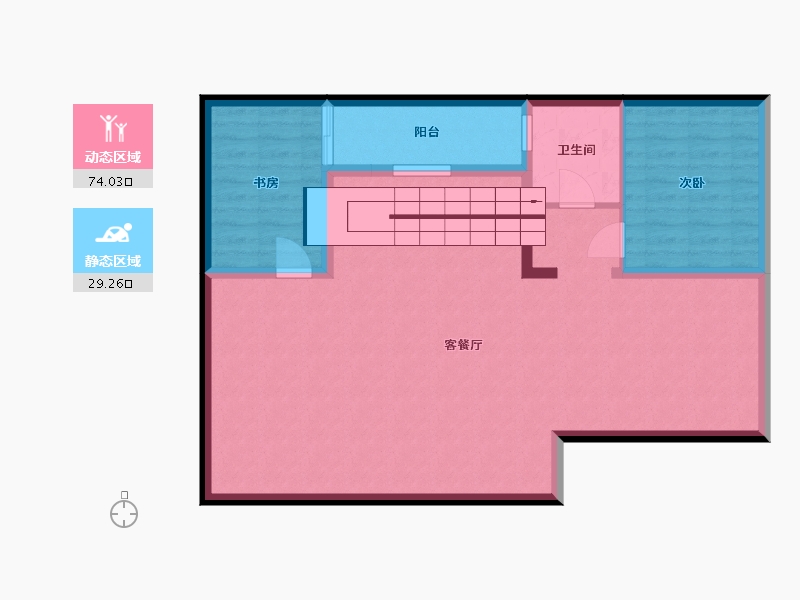 四川省-成都市-中建人居山水颐墅-93.95-户型库-动静分区