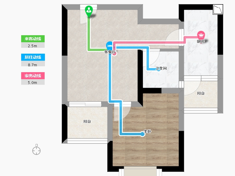 四川省-成都市-保水逸苑E区4-3103-39.00-户型库-动静线