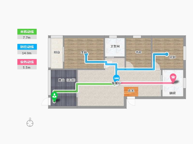 河北省-保定市-尚科世纪城-81.40-户型库-动静线