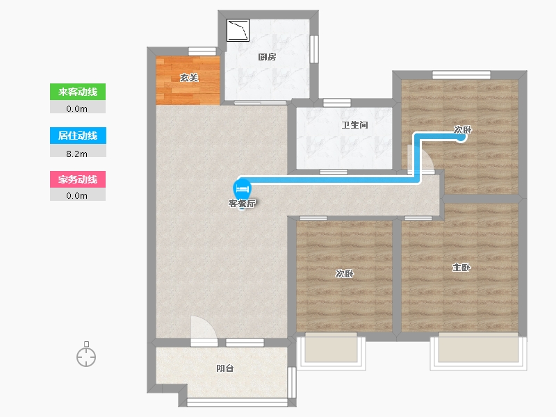 山东省-烟台市-旭辉银盛泰・辉盛岚海-80.01-户型库-动静线