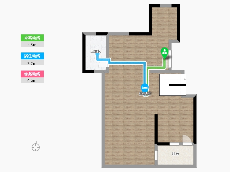 陕西省-西安市-西港兰池郡-82.82-户型库-动静线