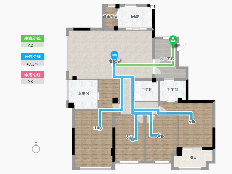 福建省-福州市-三盛国际公园・香缇时光-151.99-户型库-动静线