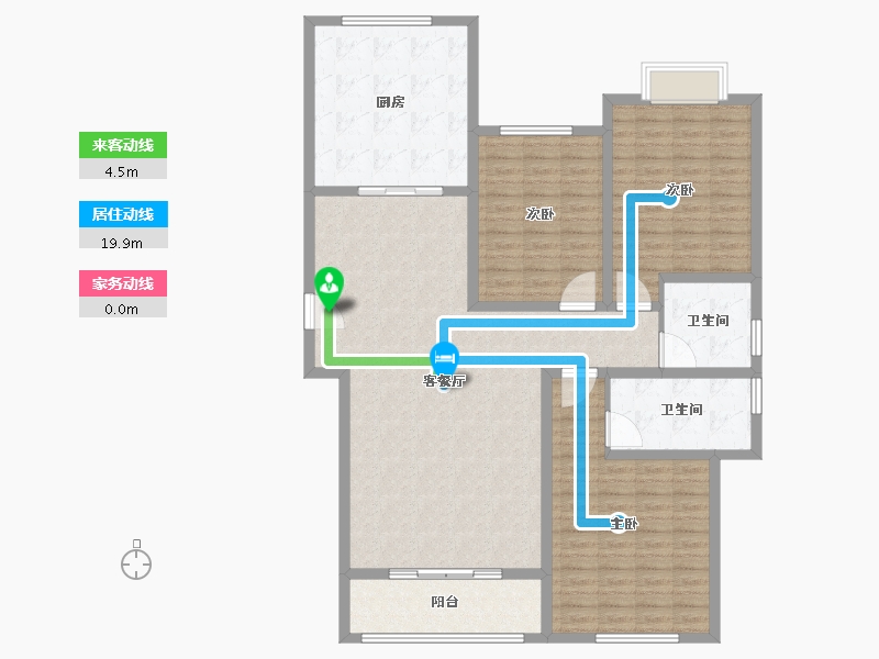 江西省-上饶市-稼轩花园-140.00-户型库-动静线