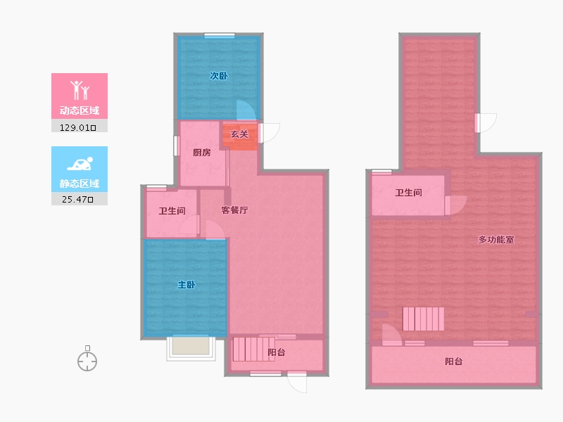 北京-北京市-铂悦名门-139.96-户型库-动静分区