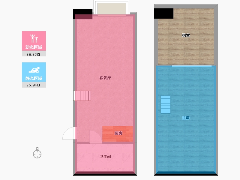 湖南省-长沙市-中交广场-70.57-户型库-动静分区