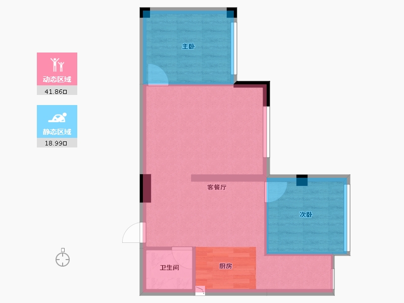 福建省-三明市-福脉天成-54.57-户型库-动静分区