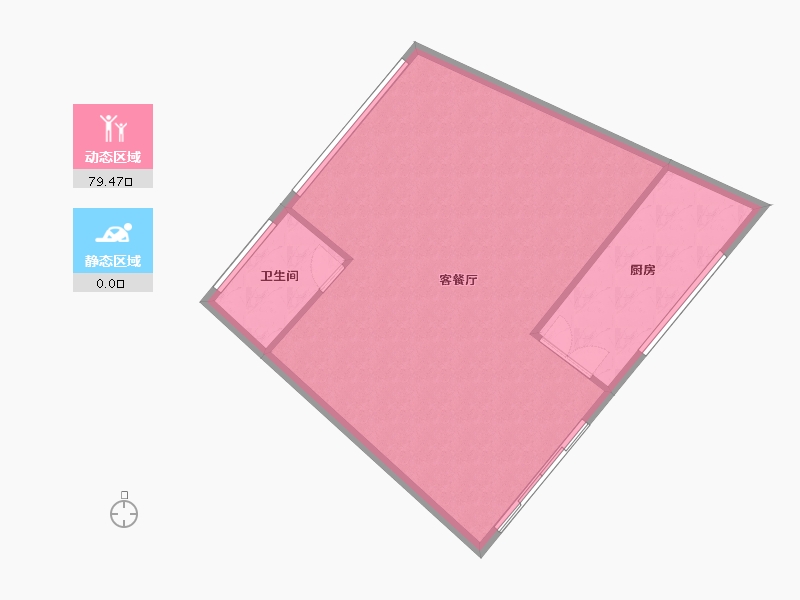 重庆-重庆市-新建-74.86-户型库-动静分区