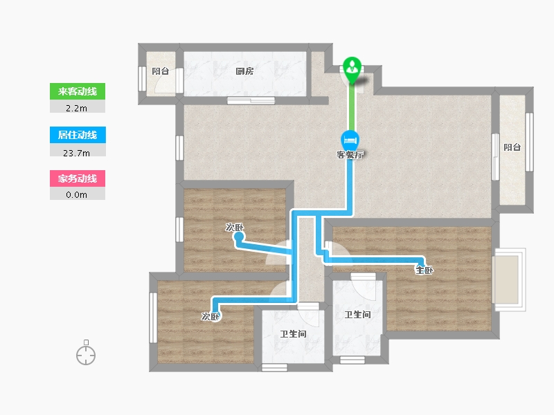 河北省-廊坊市-御澜华府-86.79-户型库-动静线