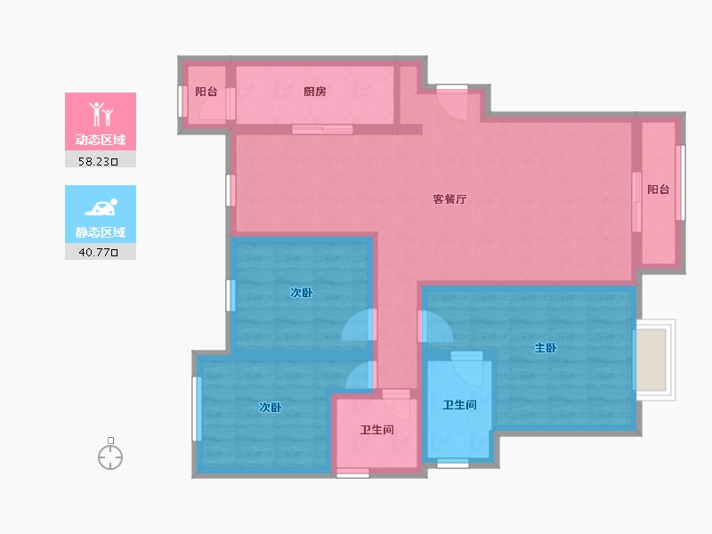 河北省-廊坊市-御澜华府-86.79-户型库-动静分区