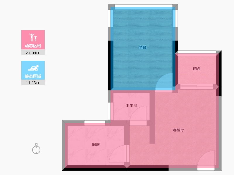 广东省-湛江市-恒兴·东新花苑-30.97-户型库-动静分区