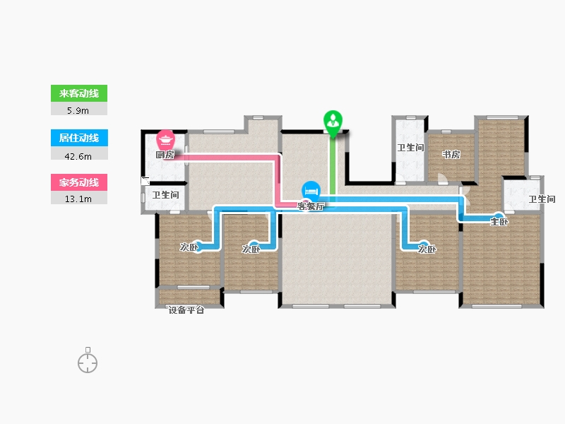 河北省-保定市-青山公爵城-290.00-户型库-动静线