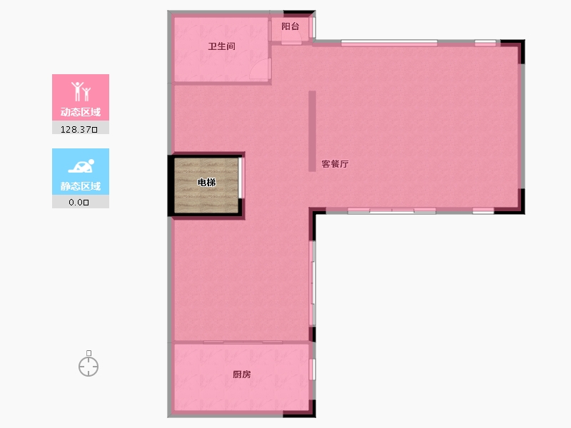 广东省-东莞市-新城玺樾门第-126.36-户型库-动静分区