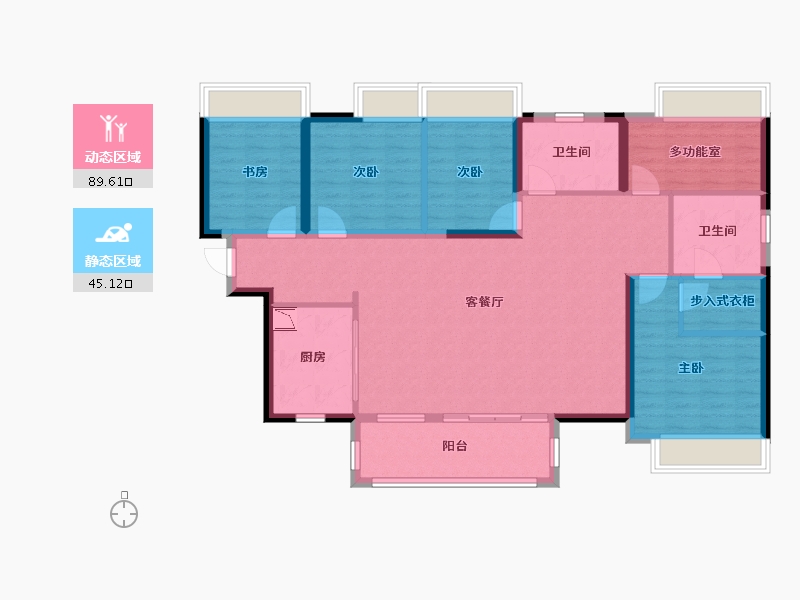 广西壮族自治区-南宁市-中国铁建安吉山语城-121.31-户型库-动静分区