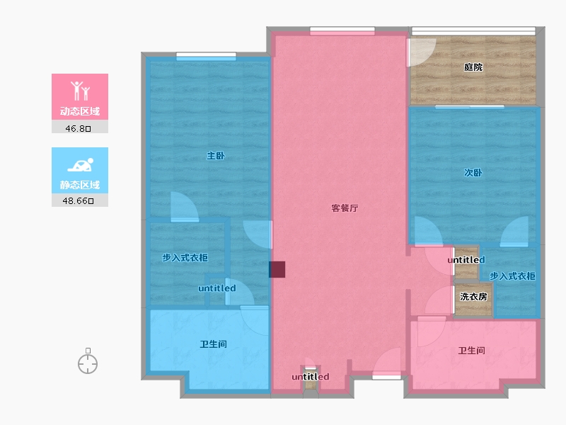 California-Santa Clara-Apex-96.32-户型库-动静分区