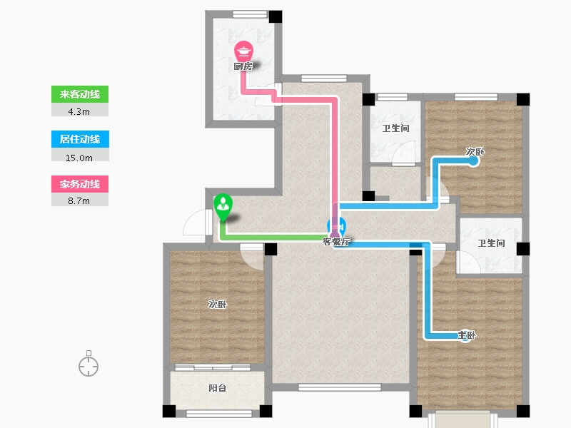 山东省-东营市-盛世瀚海-110.00-户型库-动静线