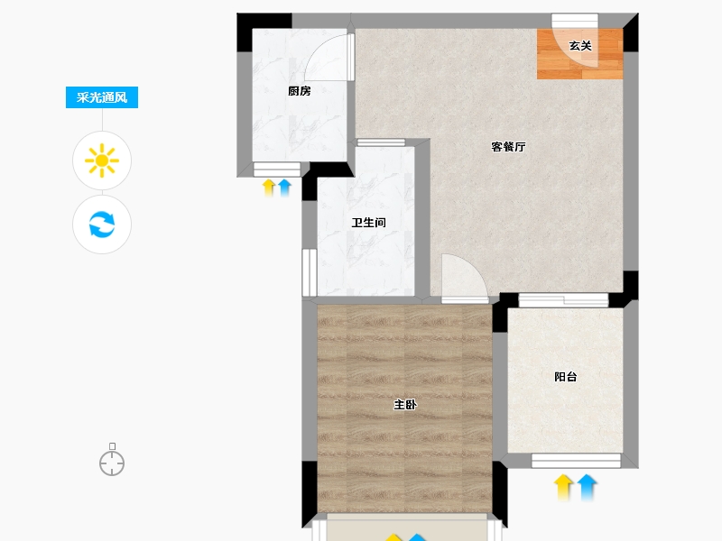 广东省-惠州市-罗浮上善公馆-40.58-户型库-采光通风