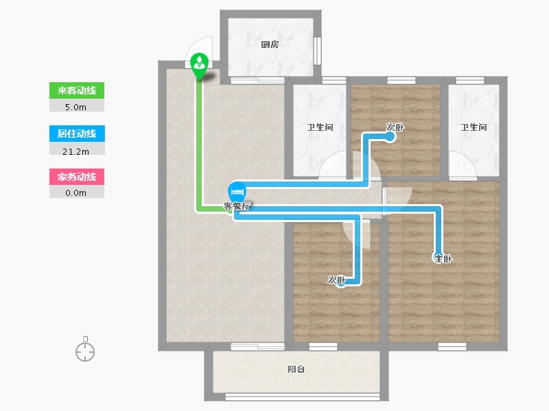 山东省-济宁市-学府壹号-92.00-户型库-动静线